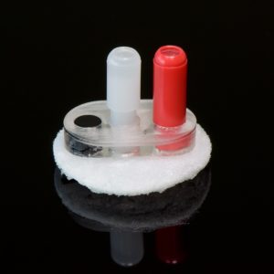 Two Channel Vascular Access Button for Mice