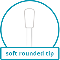 Soft rounded tip