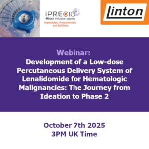 Webinar featuring iPrecio implantable programmable infusion pumps
