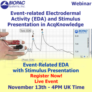 Event-Related EDA Webinar